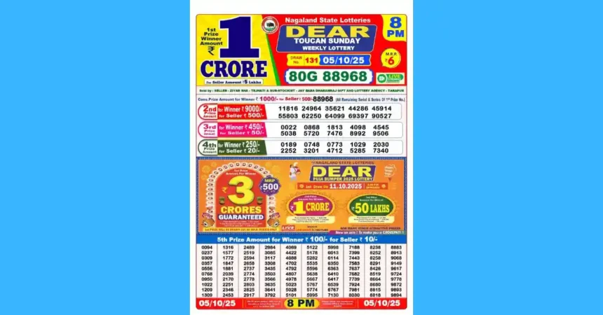 Lottery Sambad Today's Result