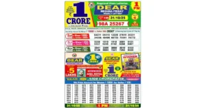 Lottery Sambad Today's Result October 31, 1 PM 2025 : Nagaland State Lottery Result