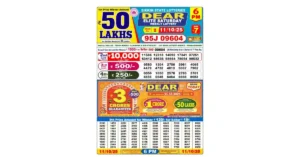 Lottery Sambad Today's Result October 11, 2025 : Nagaland State Lottery Result 6 PM