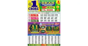 Lottery Sambad Today's Result October 29, 1 PM 2025 : Nagaland State Lottery Result