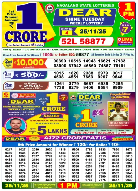 Lottery Sambad Result